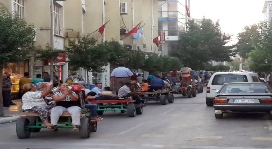 Faytonu gelin arabası yaptılar