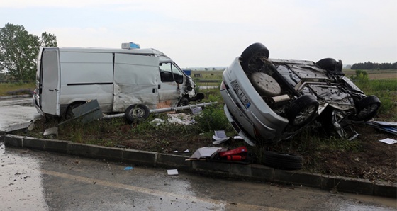 Feci kaza kameralara yansıdı: 2 ölü, 2 yaralı