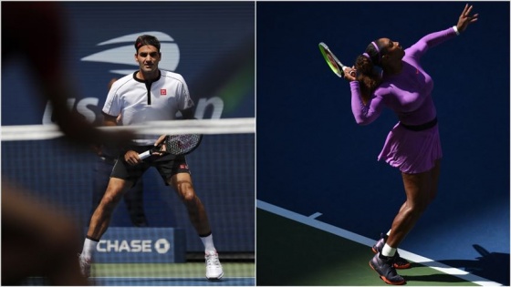 Federer ve Serena Williams çeyrek finalde