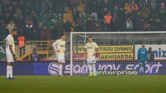 Fenerbahçe hayal kırıklığı yaşattı