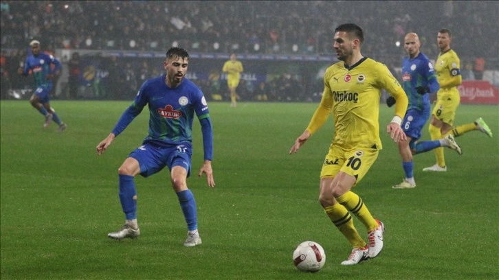 Fenerbahçe, Süper Lig'de Çaykur Rizespor'a konuk olacak