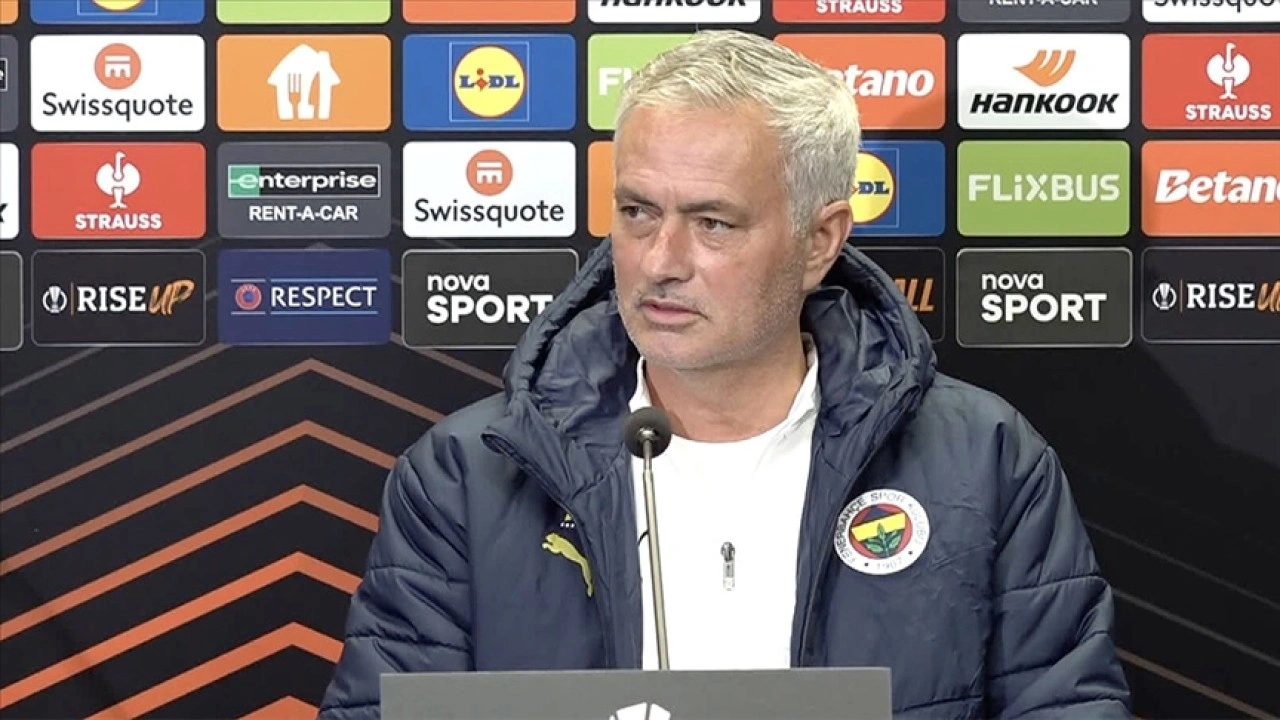 Fenerbahçe Teknik Direktörü Mourinho: Yarın iyi bir maç olması için her koşul mevcut