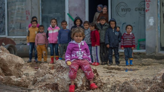 Fıstık hali Suriyeli ailelere barınak oldu