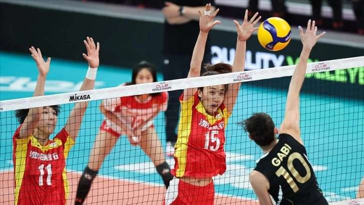 FIVB Kadınlar Dünya Kulüpler Şampiyonası'nda Çin ekibi Tianjin Bohai Bank, üçüncülüğü elde etti