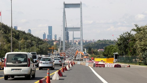 FSM'deki çalışma nedeniyle trafik yoğunluğu yaşanıyor