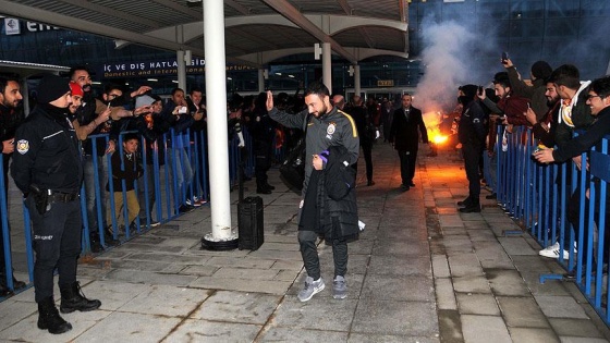 Galatasaray'a Erzincan'da coşkulu karşılama