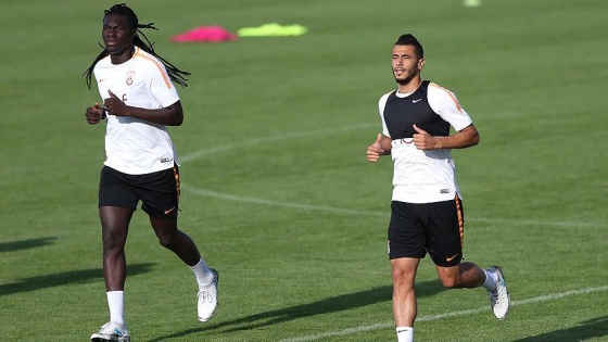 Galatasaray'da Gomis ve Belhanda'da fazladan çalıştı