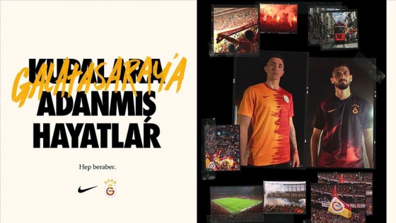 Galatasaray'ın yeni sezon formaları satışa sunuldu