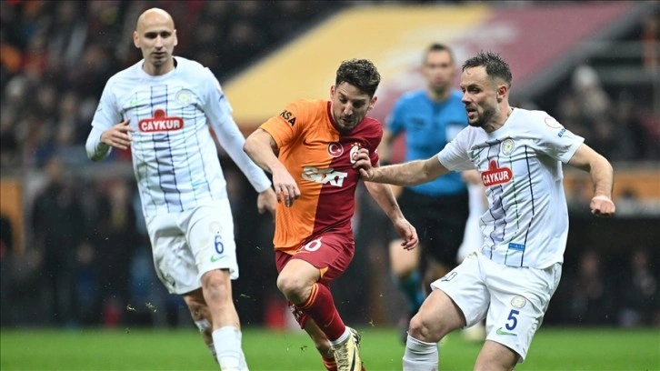 Galatasaray, Süper Lig'de yarın Çaykur Rizespor'u ağırlayacak