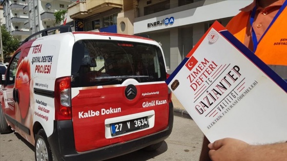 Gaziantep'te 'Zimem Defteri' projesi ile 9 bin 500 hanenin elektrik borcu ödendi