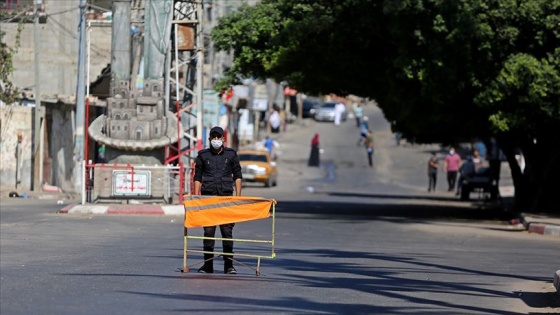 Gazze'de Kovid-19 önlemleri kapsamında sokağa çıkma yasağı uzatıldı