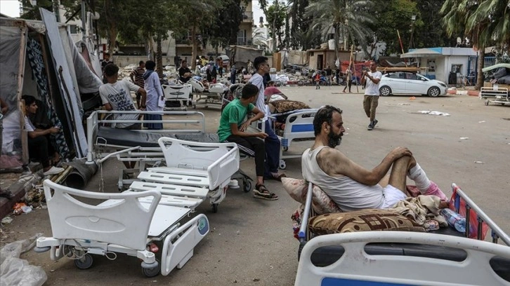 Gazze'deki hükümet: Avrupa Hastanesinin olduğu bölgenin boşaltılması "yeni tarihi suçtur&q
