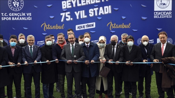 Gençlik ve Spor Bakanı Kasapoğlu, yenilenen Beylerbeyi Stadı'nın açılış törenine katıldı