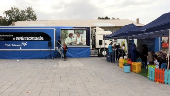 Gezici teknoloji eğitim tırı Eladığ'da