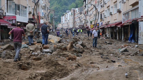 Giresun'da sel afeti son 21 yılın en yüksek yağışıyla gelmiş