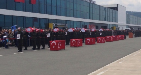 Giresun şehitleri gözyaşlarıyla uğurlandı