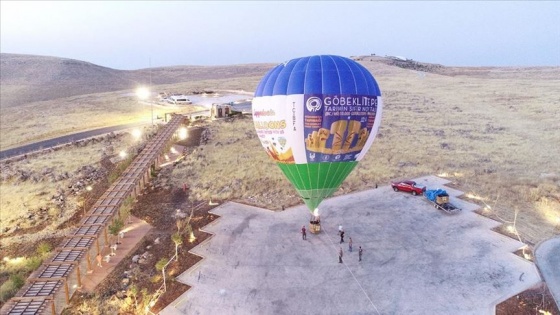 Göbeklitepe'de ilk sıcak hava balonu havalandı