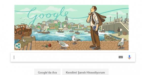 Google'dan Orhan Veli Kanık'a özel doodle