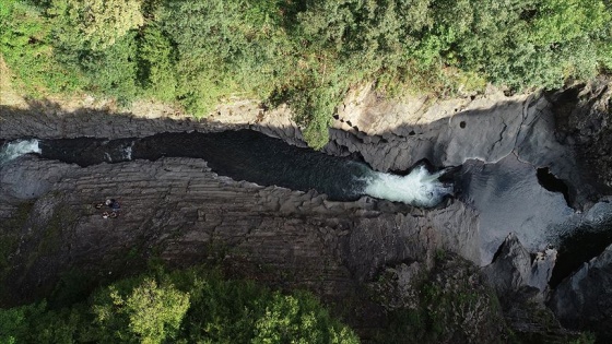 Görenleri hayran bırakan kanyon 'Küpkaya'