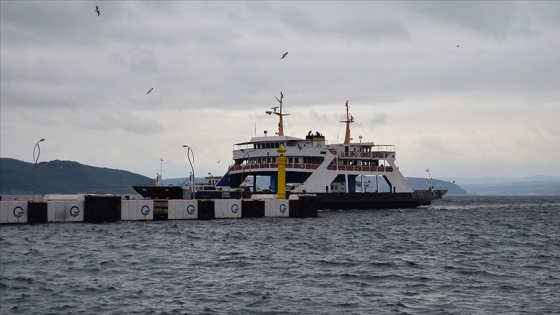 Güney Marmara'da kar yağışı ve fırtına nedeniyle feribot seferleri yapılmayacak