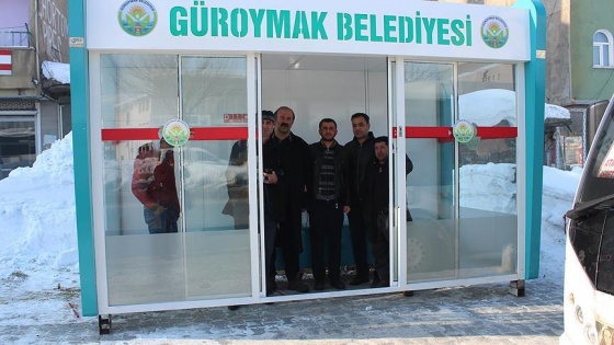 Güroymak'a 'klimalı otobüs durağı'