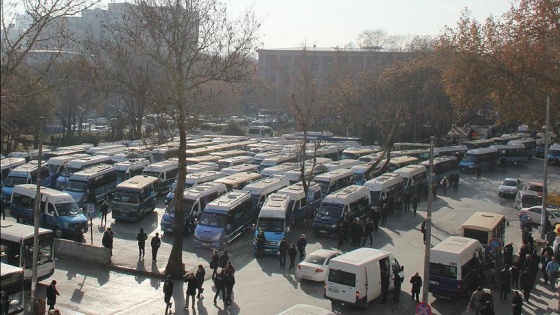 Güvenpark'taki minibüs durakları için yeni proje