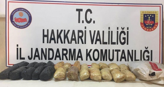 Hakkari’de 21 kilo TNT patlayıcı ele geçirildi