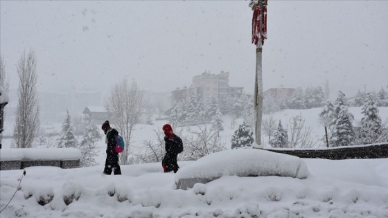 Hakkari'de eğitime kar engeli