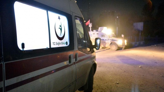 Hakkari'de polis ekibine roketatarlı saldırı