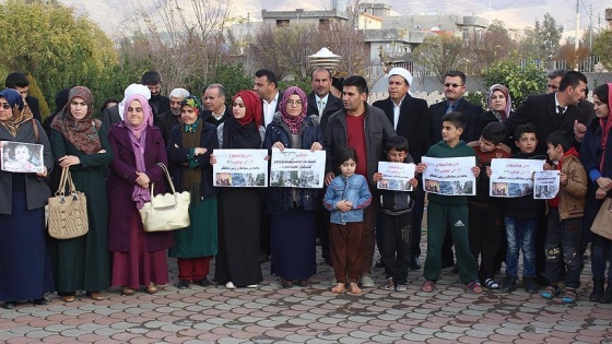 Halepçe'den Halep'e destek gösterisi