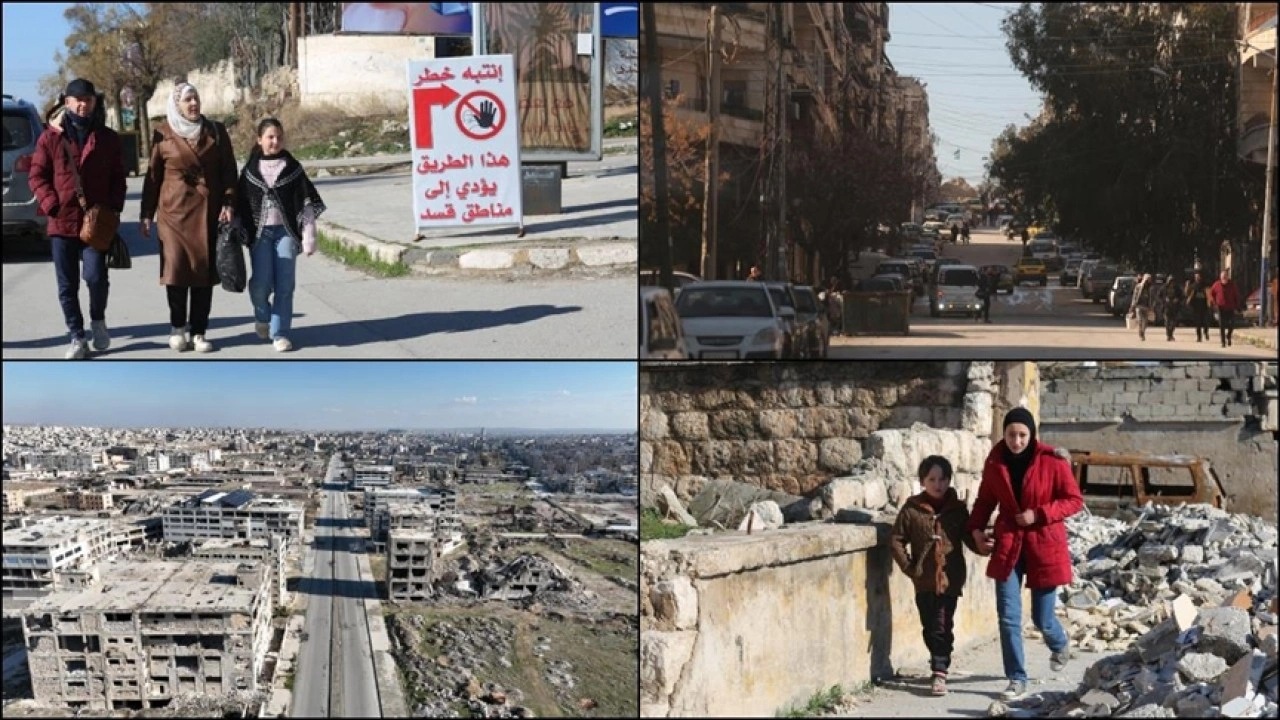 Halepliler kentin bazı mahallelerine düzenlenen PKK/YPG saldırılarından dolayı mağdur