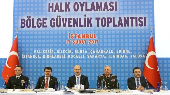 Halk oylaması güvenlik toplantılarının ikincisi İstanbul'da yapıldı