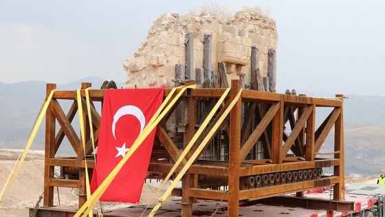 Hasankeyf Kalesi Orta Kapısı yeni yerinde