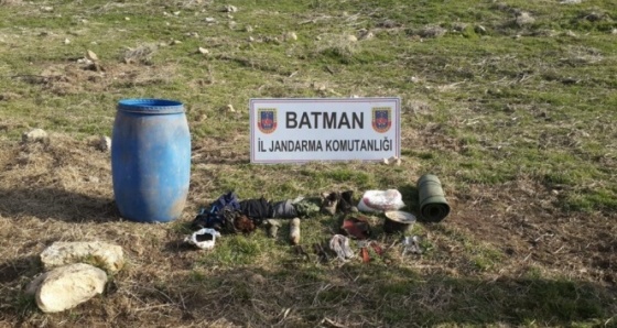 Hasankeyf’te PKK’ya ait sığınak imha edildi