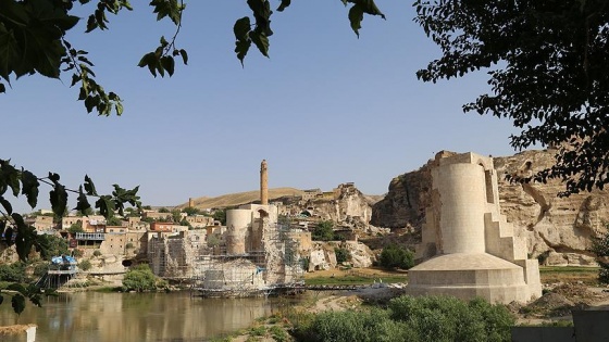 Hasankeyf'teki kültürel miras bir bir taşınıyor