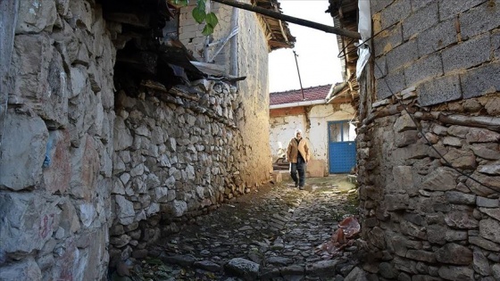 Hasta eşinin ve 'kimsesiz' köyünün bekçisi oldu