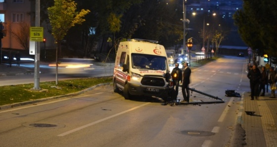 Hasta taşıyan ambulans kaza yaptı |Bursa haberleri