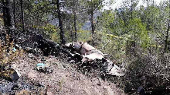 Hatay'a düşen Suriye savaş uçağı enkazı kaldırılacak