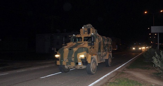 Hatay'dan Şanlıurfa'ya dev askeri sevkiyat