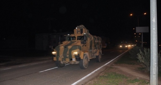 Hatay’dan sınıra zırhlı araç sevkiyatı