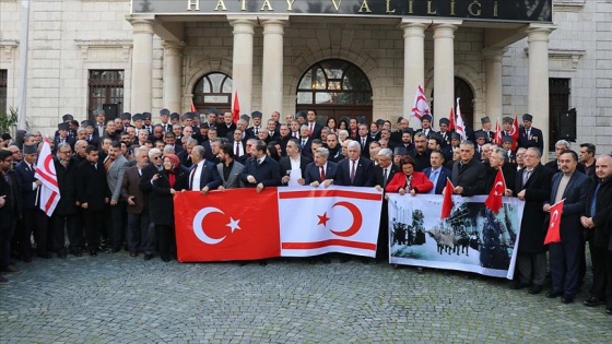 Hatay milletvekillerinden KKTC Cumhurbaşkanı Akıncı'nın açıklamalarına tepki