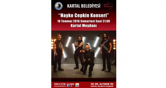 Hayko Cepkin Kartal'da konser verecek