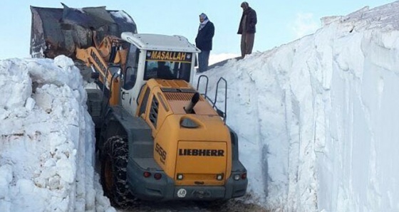 Haziran ayında 5 metre kar