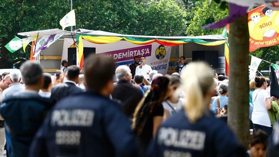 HDP Almanya'nın başkenti Berlin'de miting yaptı