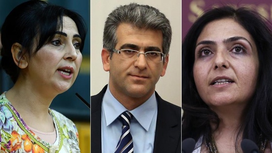 HDP'li Yüksekdağ ile 2 milletvekili hakkında fezleke