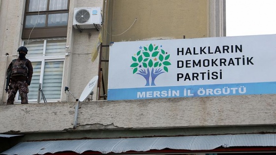 HDP Mersin İl Başkanlığında arama başlatıldı