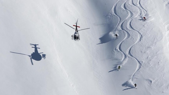 Heliski tutkunları Kaçkarlara hayran kaldı