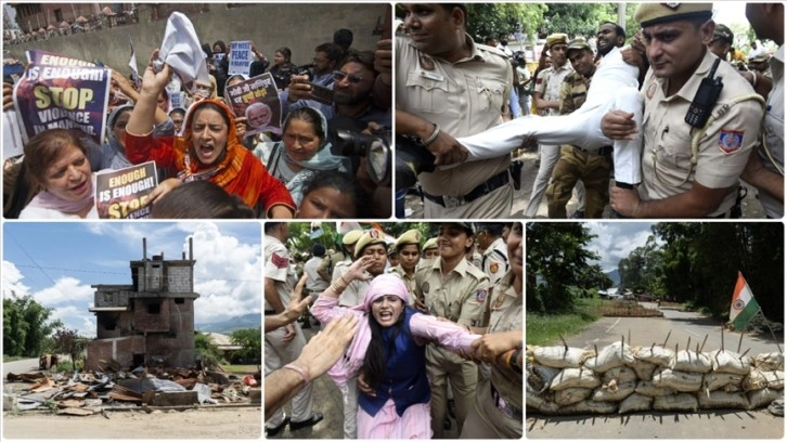 Hindistan'ın Manipur eyaletinde şiddet olayları nedeniyle üniversitelerde eğitime ara verildi