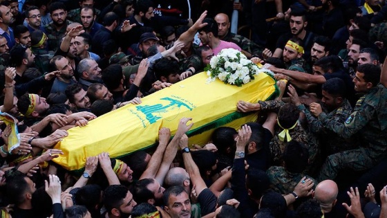 Hizbullah komutanı Hamadi'nin cenazesi toprağa verildi