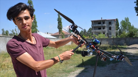 Hurdadan drone yapan genç, TEKNOFEST&#039;e katılıyor